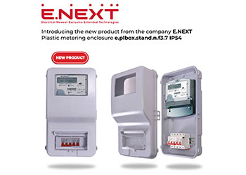 Introducing the new product from the company E.NEXT — Plastic metering enclosure e.plbox.stand.n.f3.7 IP54