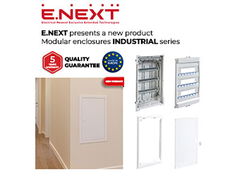 E.NEXT presents a new product — Modular enclosures INDUSTRIAL series