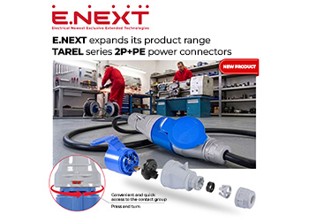 E.NEXT expands its product range — TAREL series 2P+PE power connectors